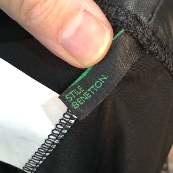 Stile Benetton Spandex Pleather Leggings-Pre❤️’d - Picture 3 of 5